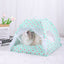 S 35*35CM 5 Catties Within The Pet Green Bear Cooling Summer Pet Tent - Portable Foldable Breathable Outdoor Cat House Shelter