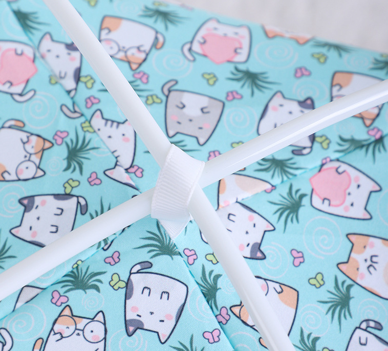 S 35*35CM 5 Catties Within The Pet Green Bear Cooling Summer Pet Tent - Portable Foldable Breathable Outdoor Cat House Shelter