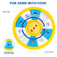 Interactive Dog Puzzle Feeder Toy - Slow Feeder for IQ Training & Mental Stimulation(yellow)
