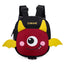 Black Adorable Monster Pet Backpack Harness - Small Dog & Cat Treat Pouch with Poop Bag Dispenser