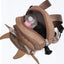 Green Adorable Monster Pet Backpack Harness - Small Dog & Cat Treat Pouch with Poop Bag Dispenser