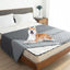 Grey 2-Sided Waterproof Pet Sofa Cover - Dog Bed Protector Blanket for Furniture, Couches & Car Seats (200x200cm, Machine Washable)