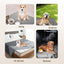 Grey 2-Sided Waterproof Pet Sofa Cover - Dog Bed Protector Blanket for Furniture, Couches & Car Seats (200x260cm, Machine Washable)