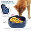 Red,Green and Blue Interactive Dog Puzzle Feeder Bowl - Slow Eating & Mental Stimulation Toy for Small Medium Breeds