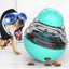 Interactive Dog Puzzle Feeder with Adjustable Food Dispensing Holes(Blue)