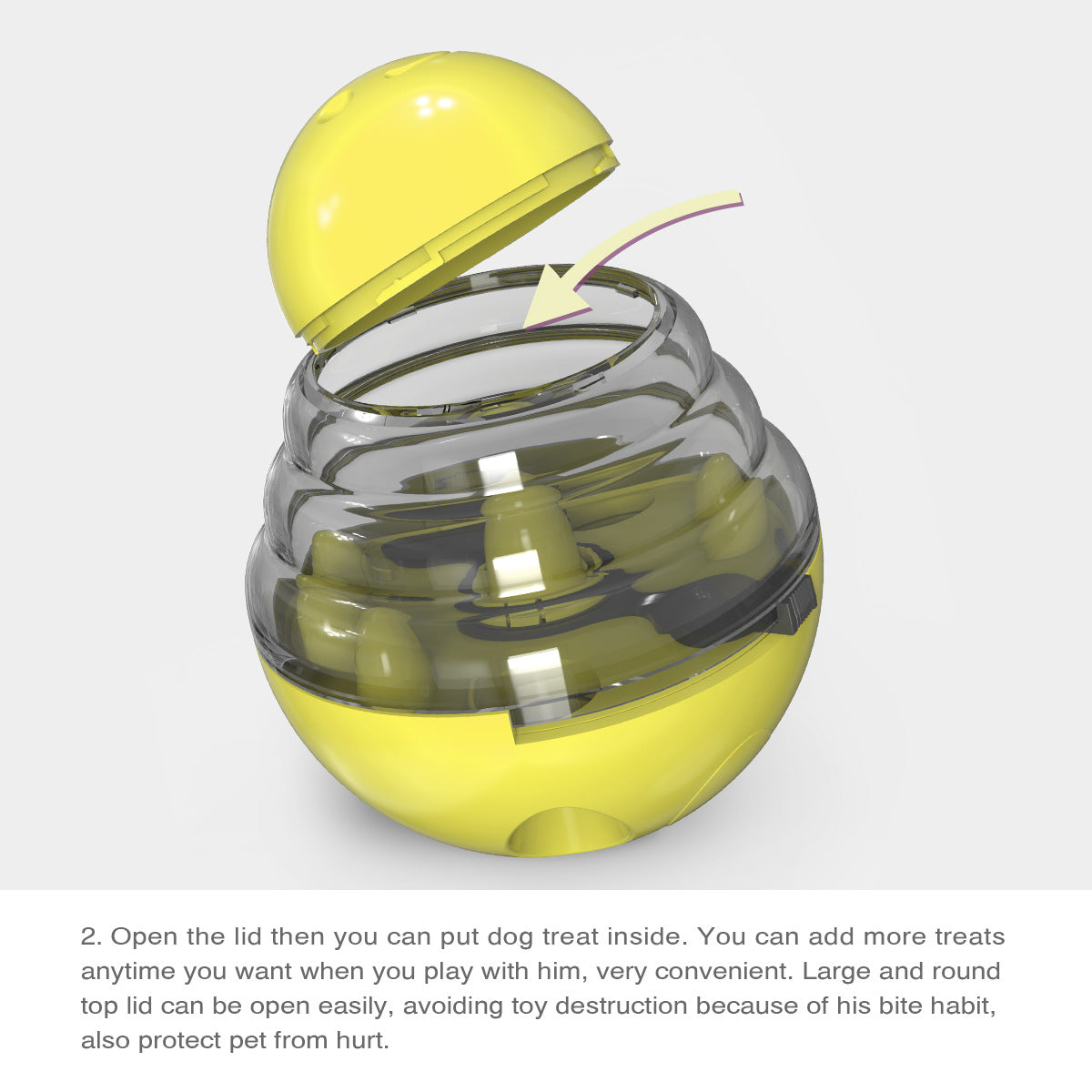 Interactive Dog Puzzle Feeder with Adjustable Food Dispensing Holes(Green)