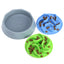 Slow Feeder Dog Bowl Set - Anti-Choke Puzzle Feeder Insert & Bowl for Healthy Eating Habits(cyan)