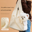Small Pet Carrier Backpack Adjustable Cross-Back Sling Bag Hands-Free Front Chest Pack for Dogs & Cats up to 6kg
