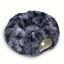 2-in-1 Dark Blue Tie-Dye Donut-Shaped Cat Tunnel Bed -  Spacious 85cm Pet Play Tunnel & Lounger, Durable Fabric for Cats & Kittens