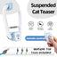 Dual Mode Interactive Cat Toy with Hanging Clamp & 3 Tail Toys - Random Rotating Swinging Teaser for Indoor Cats, Remote Controlled   & Automatic 15-Min Playmate