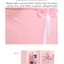 Pink 2-in-1 Ultra-Soft Plush Pet Carrier & Mobile Bed - Portable & Lightweight Cute Rabbit Ear Design Travel Cabin (L 33 x 25 x 27CM)