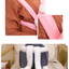 Pink 2-in-1 Ultra-Soft Plush Pet Carrier & Mobile Bed - Portable & Lightweight Cute Rabbit Ear Design Travel Cabin (L 33 x 25 x 27CM)