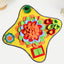 Yellow 48x48CM Durable Felt Cloth Pet Puzzle Sniffing Mat - Mental Stimulation & Slow Feeding Pad