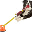 Eagle-shaped Tug-of-War Dog Toy with Suction Cup & Chew Rope Knot - Interactive Squeaky Molar Toy for Puppies & Small Dogs