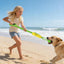 Corn-shaped Tug-of-War Dog Toy with Suction Cup & Chew Rope Knot - Interactive Squeaky Molar Toy for Puppies & Small Dogs
