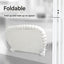White Plush Cat Window Hammock with Strong Suction Cups, Faux Rabbit Fur Pet Bed for Cats and Small Dogs, Space-Saving Foldable Hanging Cat Perch for Sunbathing and Relaxation