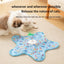 Automatic Cat Hunting Game Mat with 360° Teaser Wand, USB-C Rechargeable Interactive Pet Toy for Indoor Cats, Self-Entertainment Hide-and-Seek Play Mat, Durable Fabric & ABS Construction(Five-pointed fish design)