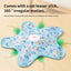 Automatic Cat Hunting Game Mat with 360° Teaser Wand, USB-C Rechargeable Interactive Pet Toy for Indoor Cats, Self-Entertainment Hide-and-Seek Play Mat, Durable Fabric & ABS Construction(Five-pointed fish design)