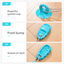 3-Piece Set (Blue, Purple, Green) Slipper-Shaped Dog Toys — Suction Cup Design: Durable, Chew-Resistant Teething Toys — Promotes Mental Stimulation, Independent Play, and Energy Expenditure — Pet Dog Teething Toys