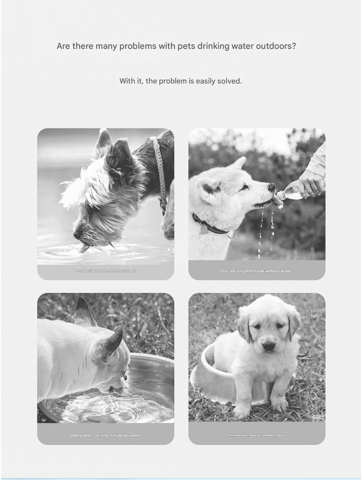 Yellow 350ml Portable Dog Water Bottle  - Leak-Proof Pet Travel Water Dispenser, Cloud-Shaped Drinking Bowl, Twist-to-Dispense Design, BPA-Free HIPS/PET Material for Walking Hiking Travel