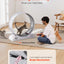 VEVOR Cat Exercise Wheel, 31.5 in, Large Cat Running Wheel with Secure Brake & Carpeted Runway, Quiet Operation Cat Treadmill, Indoor Cats Exerciser Wheel for Pets Weight Loss & Health White