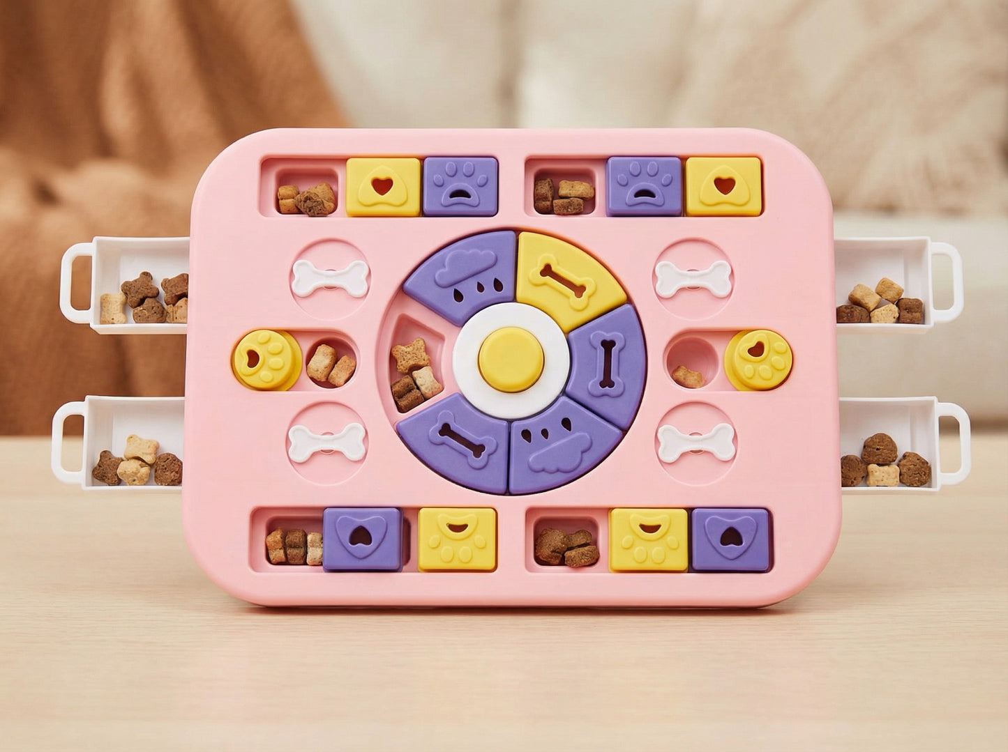 Interactive Dog Puzzle Toy – Slow Feeder & Treat Dispenser