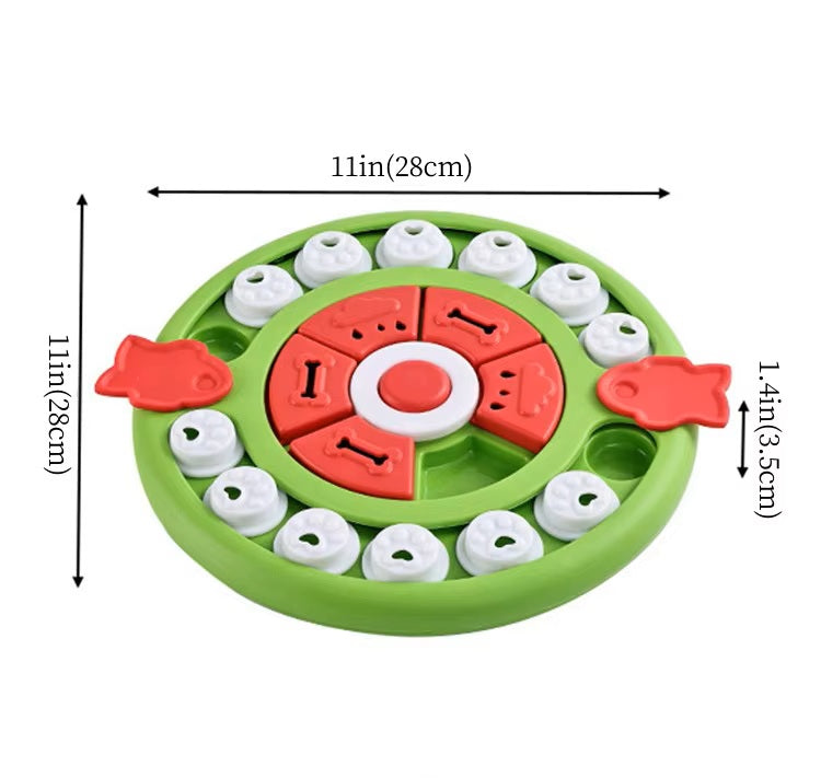 Pizza Puzzle Treat Toy for Dogs and Cats – Interactive Slow Feeder Enrichment Game – Pawstock Australia