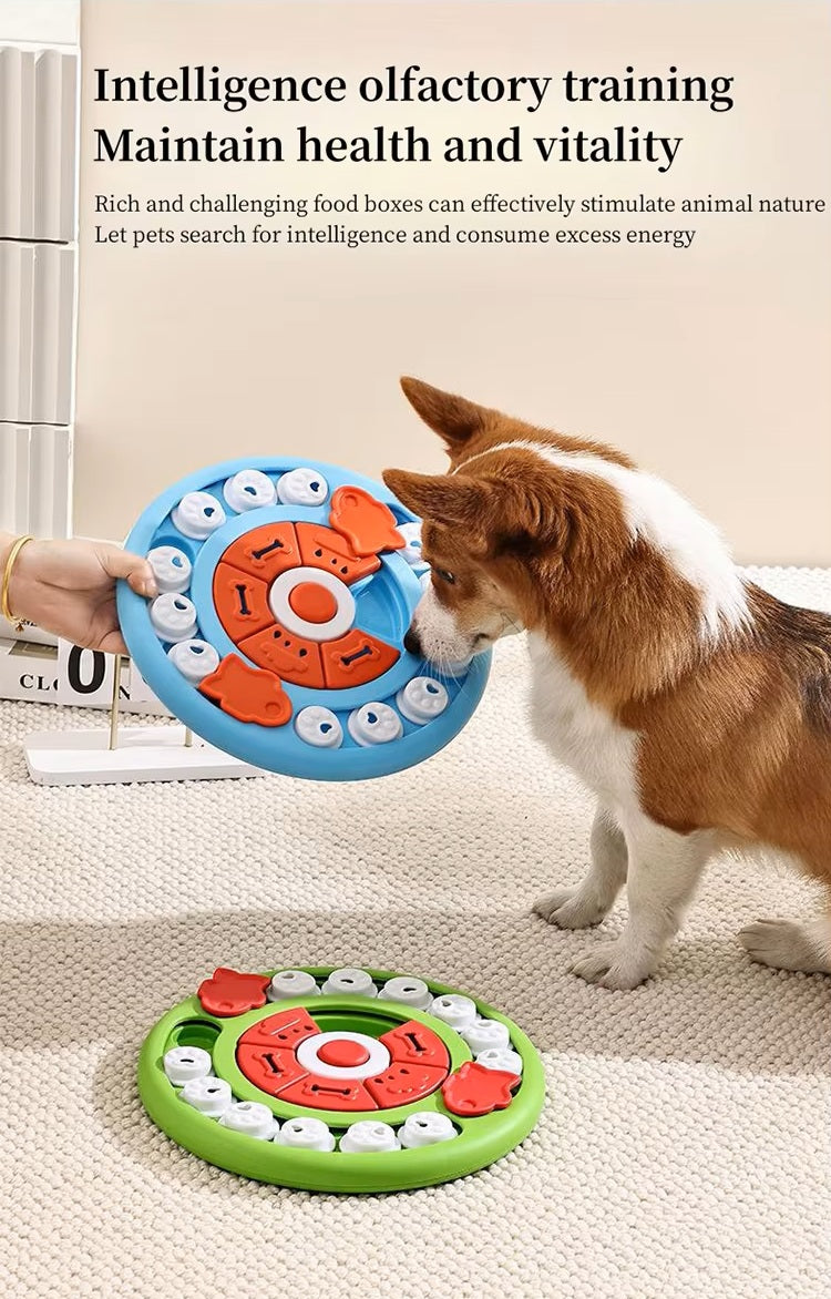 Pizza Puzzle Treat Toy for Dogs and Cats – Interactive Slow Feeder Enrichment Game – Pawstock Australia